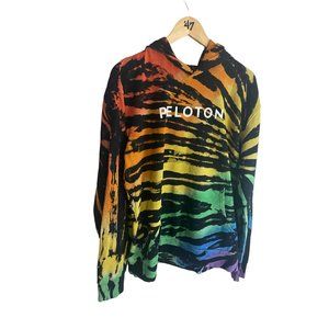 Pelaton Spiritual Gangster Men's Tie Dye Hooded Sweater - Medium